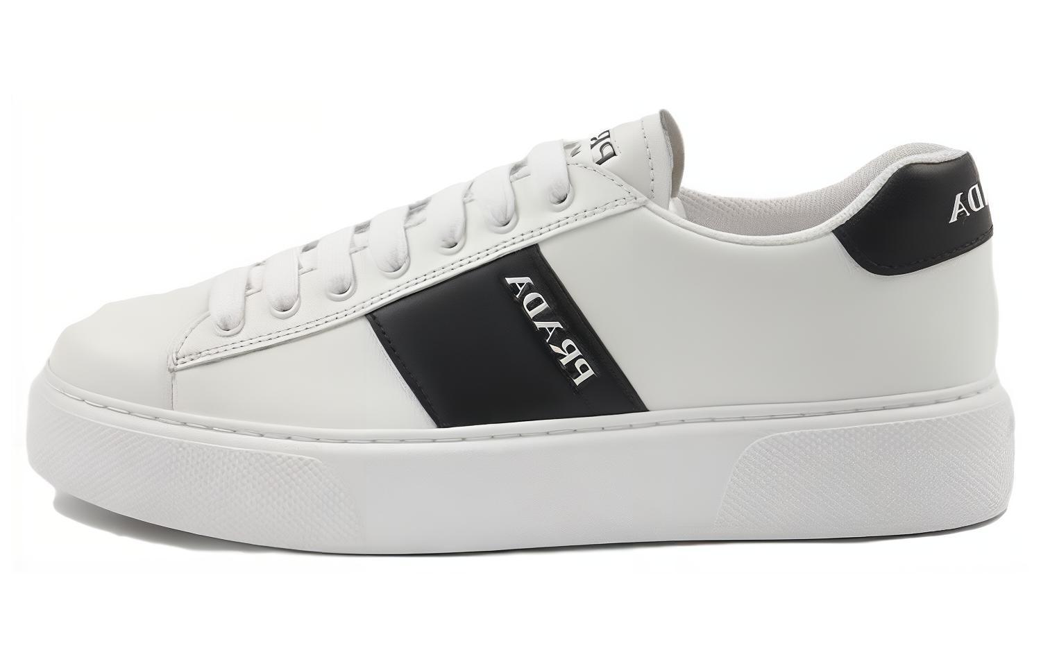 PRADA プラダ ホワイト レザー スニーカー厚底 楽天市場】【プラダ】Prada 23AW レザー×メッシュ システム