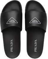 普拉达黑色皮革涼鞋 2X3060_A21_F0002 Purchase 普拉达黑色皮革涼鞋 2X3060_A21_F0002