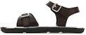 Sandal Kulit Prada 'Coklat Gelap' 2X3071_3LJ9_F0659_F_G001