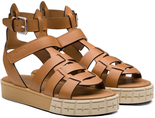 Prada Leather Sandal Boots 'Brown' 2X3039_248_F0018_F_G000 Order Prada Leather Sandal Boots 'Brown' 2X3039_248_F0018_F_G000