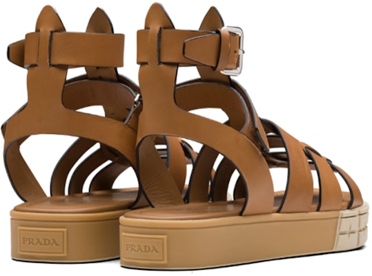 Prada Leather Sandal Boots 'Brown' 2X3039_248_F0018_F_G000 Lookbook Prada Leather Sandal Boots 'Brown' 2X3039_248_F0018_F_G000