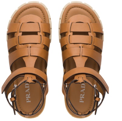 Prada Leather Sandal Boots 'Brown' 2X3039_248_F0018_F_G000 Shop Prada Leather Sandal Boots 'Brown' 2X3039_248_F0018_F_G000