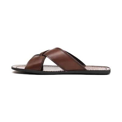 Prada Leather Slide 'Fashion Brown'