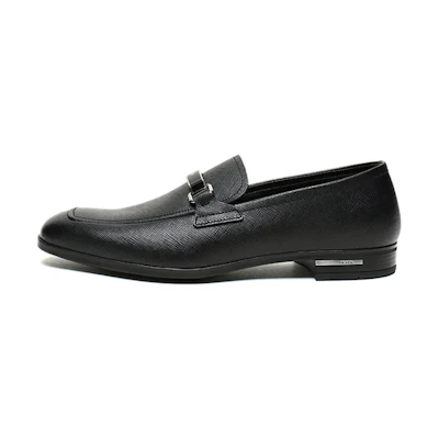Prada Leather Slip-On 'Black'