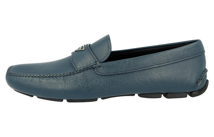 Prada Leather Slip-On 'Fashion Blue'