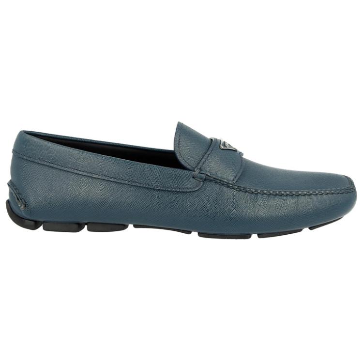 Prada Leather Slip-On 'Fashion Blue' 圖 2