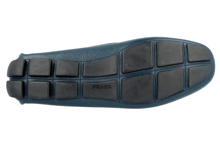 Prada Leather Slip-On 'Fashion Blue' 圖 5