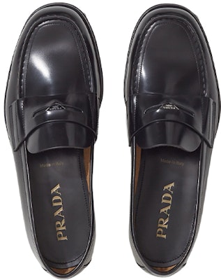 Prada Brushed Leather Loafer 'Black' 2DB201_055_F0002 Shop Prada Brushed Leather Loafer 'Black' 2DB201_055_F0002