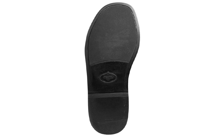 Prada Leather Slip-On Sandals 'Black Fashion' 圖 5