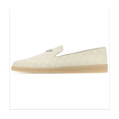 Prada Leather Sneaker 'Beige CMFT'