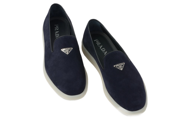 Prada Leather Sneaker 'Blue' 圖 4