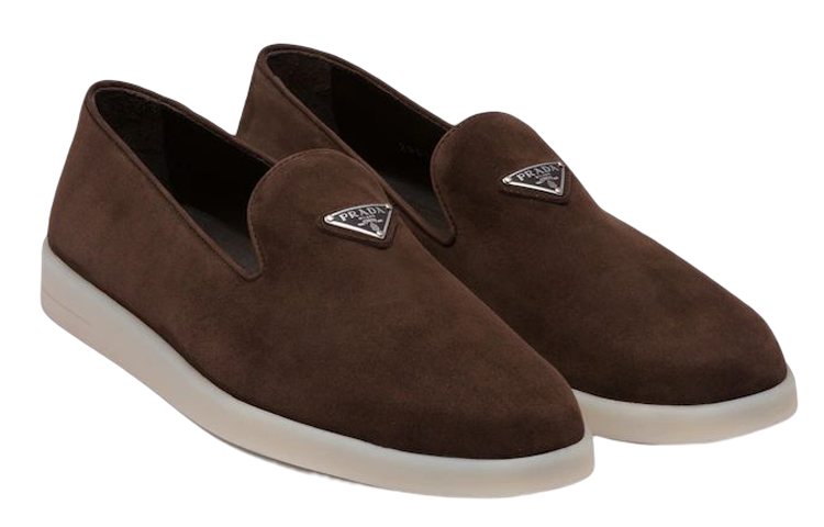 Order Prada Ledersneaker ''Dunkelbraun'' 2DG121_103_F0003