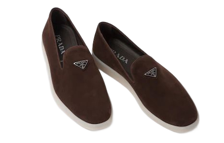 Prada Leather Sneaker 'Dark Brown' 圖 3