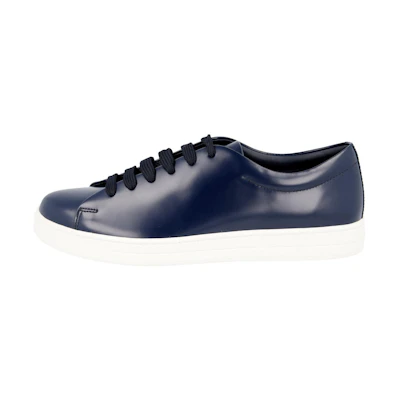Prada Leather Sneakers 'Blue'