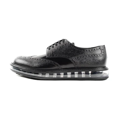 Prada Leather Sneakers 'Simple Black'