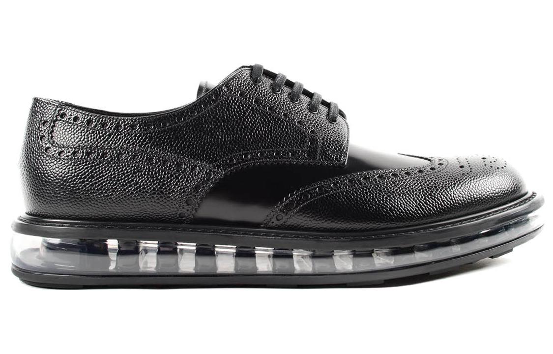 Prada Leather Sneakers 'Simple Black' 圖 2