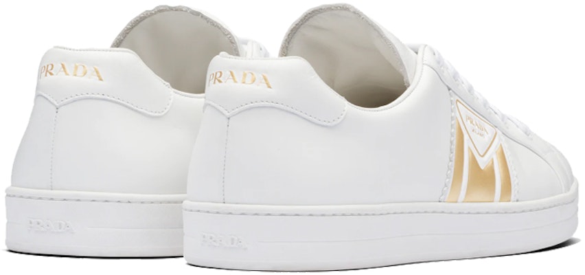 Prada Leather Sneakers 'Yellow White' 4E3544_3L8Y_F0877 Lookbook Prada Leather Sneakers 'Yellow White' 4E3544_3L8Y_F0877