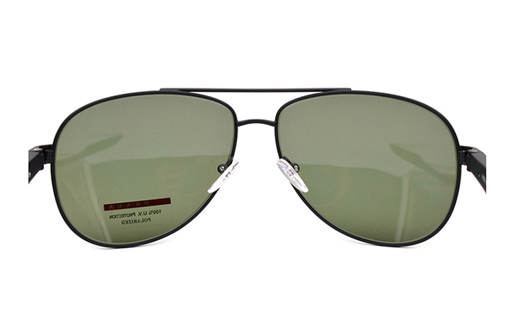 PRADA Lifestyle Polarized Aviator Sunglasses for Men - Black SPS53P-DG0-5X1 圖 5