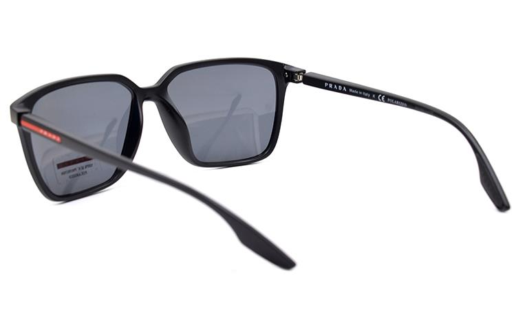PRADA Lifestyle Polarized Square Sunglasses Matte Black for Men. 0PS06VSF1BO5Z158 圖 4