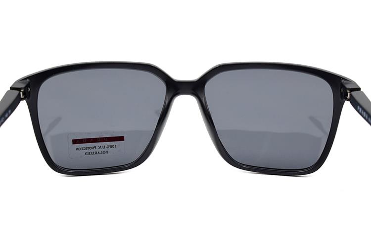 PRADA Lifestyle Polarized Square Sunglasses Matte Black for Men. 0PS06VSF1BO5Z158 圖 5