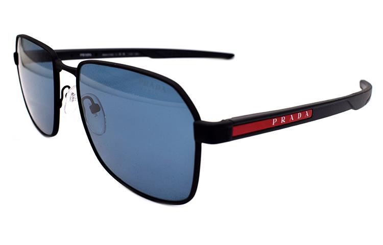 PRADA Lifestyle Series  Matte Black Square Alloy Sunglasses Road Trip Edition SPS54W DG0 09R 圖 3