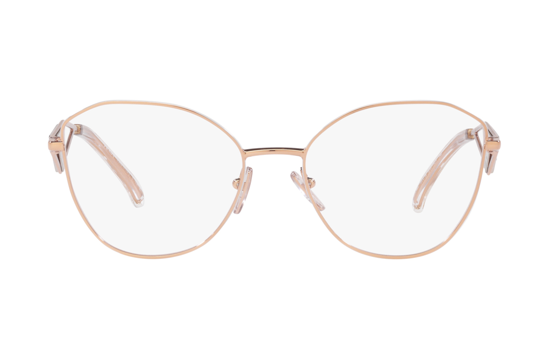 PRADA Lightweight Aluminum Irregular Optical Glasses Unisex Rose Gold PR52ZV SVF1O1 圖 3