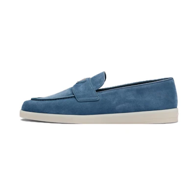 Prada Loafer 'Blue Suede'