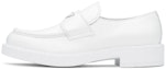 Buy Prada Loafer Datar 'Kulit Putih Mengkilap' 2DE127_055_F0009