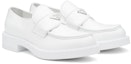 Order Prada Loafer Datar 'Kulit Putih Mengkilap' 2DE127_055_F0009