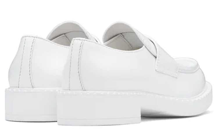 Lookbook Prada Loafer Datar 'Kulit Putih Mengkilap' 2DE127_055_F0009