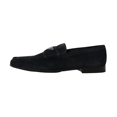 Prada Loafers 'Dark Blue Logo'