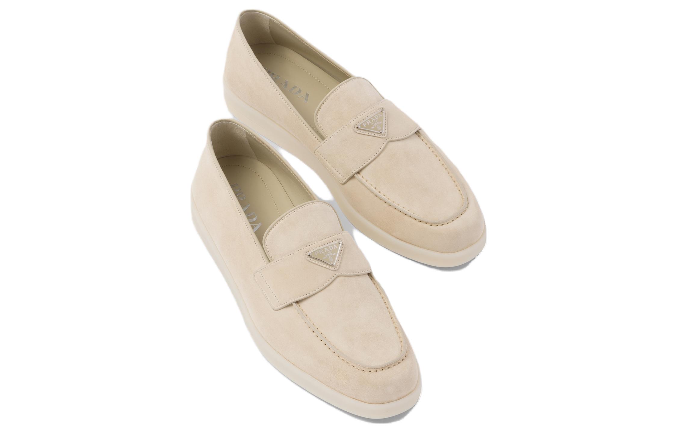 Shop Prada Loafers 'Beige Gurun' 2DG124_103_F0F24