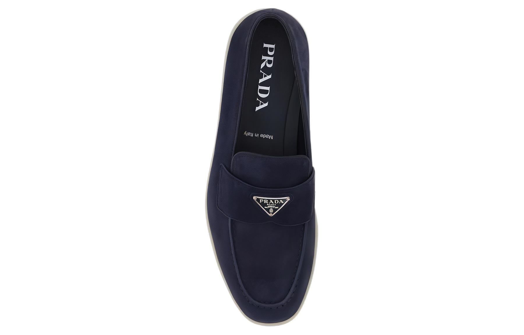 Shop Prada 乐福鞋 '海军蓝' 2DG124103F0008