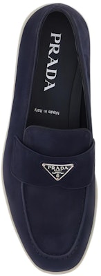 PRADA 圓頭套腳 樂福鞋 男款 藏青色 Shop PRADA 圓頭套腳 樂福鞋 男款 藏青色
