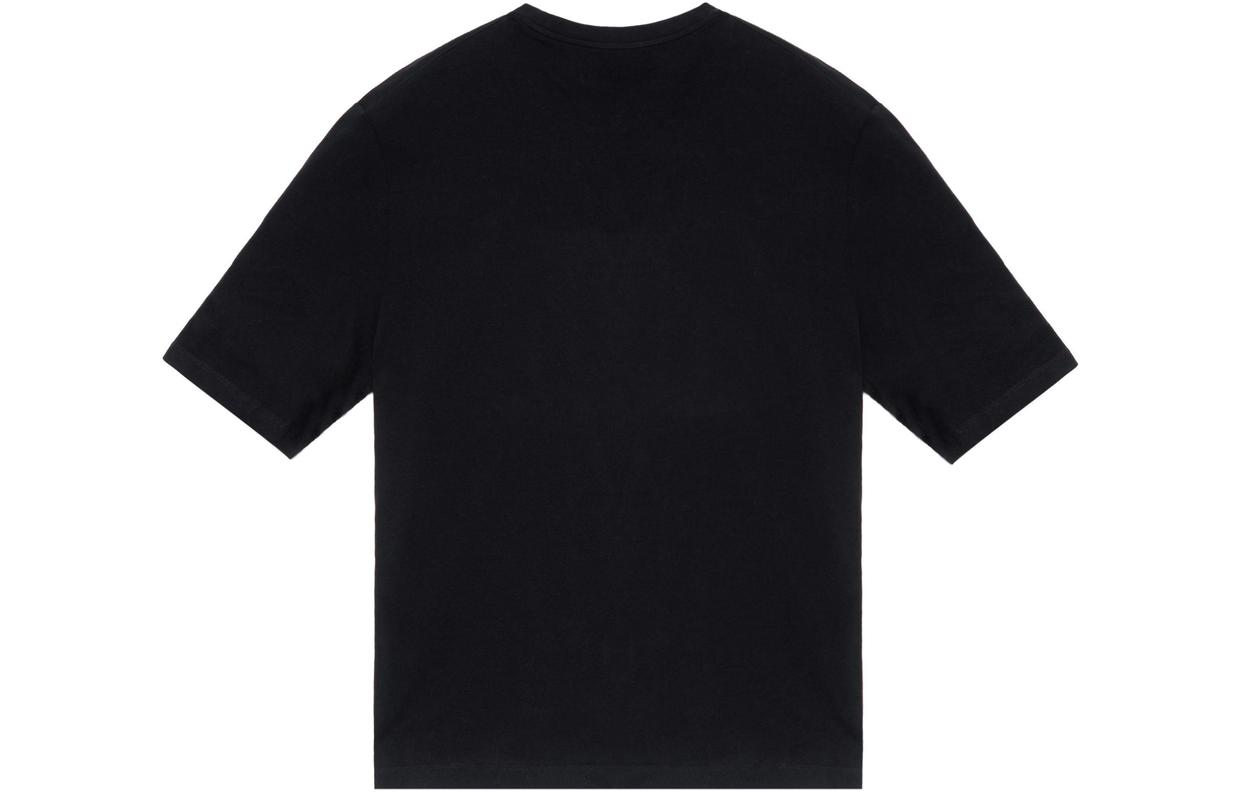 Lookbook PRADA Logo Crewneck Short Sleeve T-Shirt - Black UJN661-1WQ5-F0002-S-202