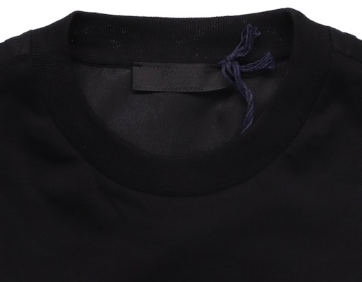 PRADA Logo Crewneck Short Sleeve T-Shirt - Black UJN661-1WQ5-F0002-S-202 Sizing PRADA Logo Crewneck Short Sleeve T-Shirt - Black UJN661-1WQ5-F0002-S-202