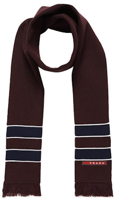 프라다 로고 디테일 울 스카프 유니섹스 커플 스타일 브라운. SMS191 KUS F0043 Buy 프라다 로고 디테일 울 스카프 유니섹스 커플 스타일 브라운. SMS191 KUS F0043