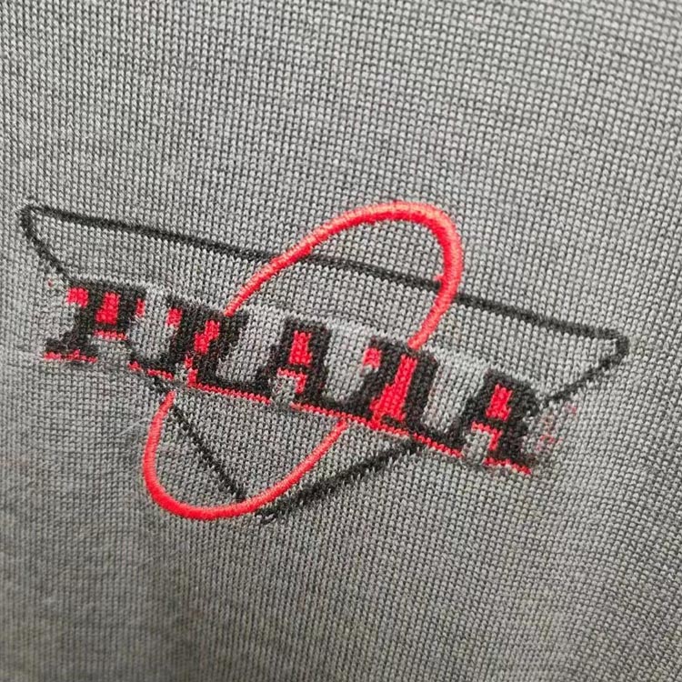 Details for PRADA Logo Embroidered Button Casual Short Sleeve Polo Shirt Men Grey UMB046-1WIO-F0170