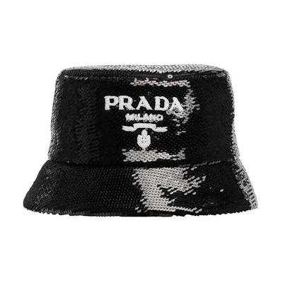 PRADA Logo Fashion Casual Minimalist Unisex Bucket Hat. 1HC137-2D0G-F0967