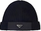 Buy PRADA 羊毛針織Logo毛帽 UMD446-1WTO-F0002-S-202
