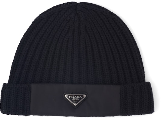 PRADA 羊毛針織Logo毛帽 UMD446-1WTO-F0002-S-202 Order PRADA 羊毛針織Logo毛帽 UMD446-1WTO-F0002-S-202