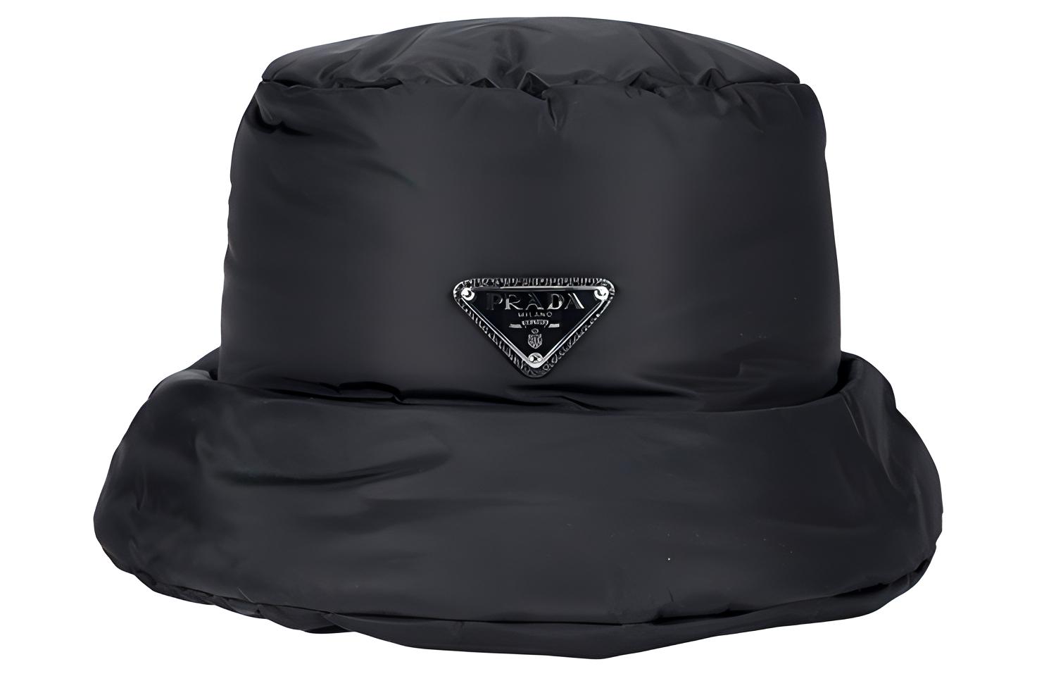 PRADA Logo Nylon Bucket Hat for Men 2HC2482-DV4-F0002