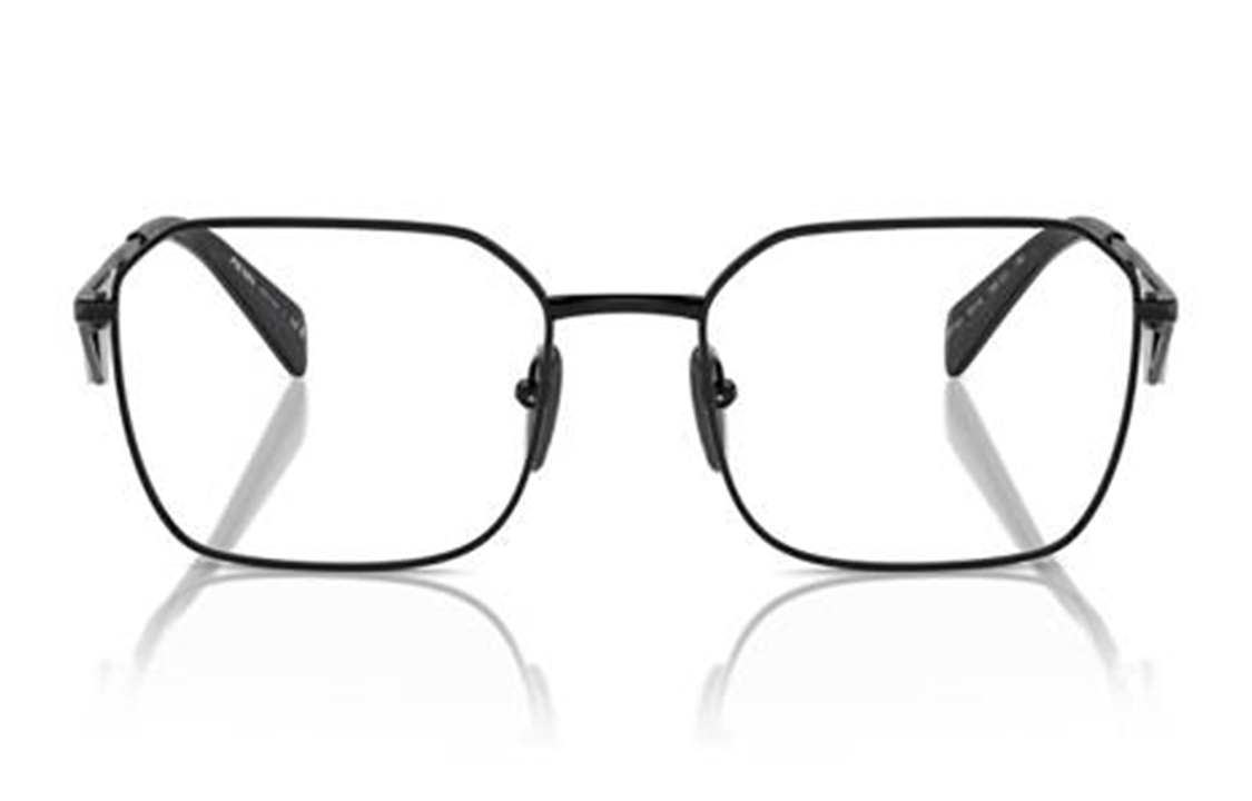 Lookbook 普拉达男款黑色可调节处方光学眼镜框 PRA51V1AB1O1