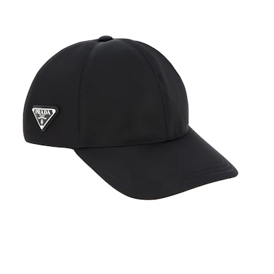 PRADA Logo Outdoor Nylon Baseball Cap Black 1HC274-2B15-F0002
