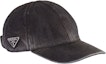 Buy PRADA Logo Patch Washed Grey Baseball Cap for Men. 2HC27412K8