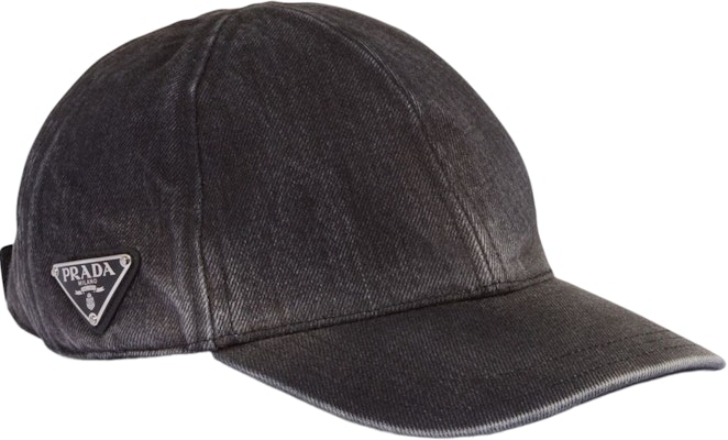 PRADA Logo Patch Washed Grey Baseball Cap for Men. 2HC27412K8 Order PRADA Logo Patch Washed Grey Baseball Cap for Men. 2HC27412K8