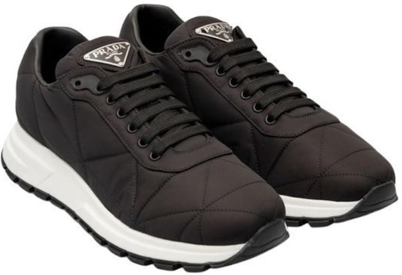 Prada Logo Plaque Sneakers 'Black' 2EE367_3LGO_F0002_F_G000 Lookbook Prada Logo Plaque Sneakers 'Black' 2EE367_3LGO_F0002_F_G000