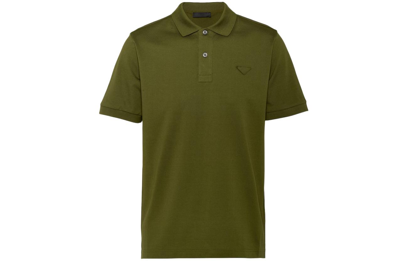 Order Polo Prada Slim Fit Manga Corta Hombre Verde Militar. UJN444-XGS-F0161-S-WEO