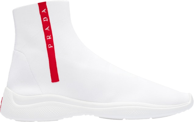 普拉達標誌襪針織高筒『白色』4T3351-2OA8-F0009 Buy 普拉達標誌襪針織高筒『白色』4T3351-2OA8-F0009