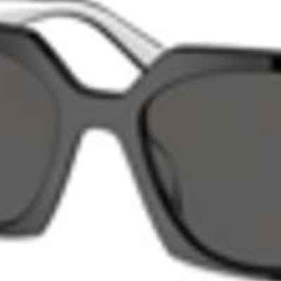 프라다 로고 사각 선글라스 커플 공용 화이트. 0PR15WSF09Q5S055 Shop 프라다 로고 사각 선글라스 커플 공용 화이트. 0PR15WSF09Q5S055